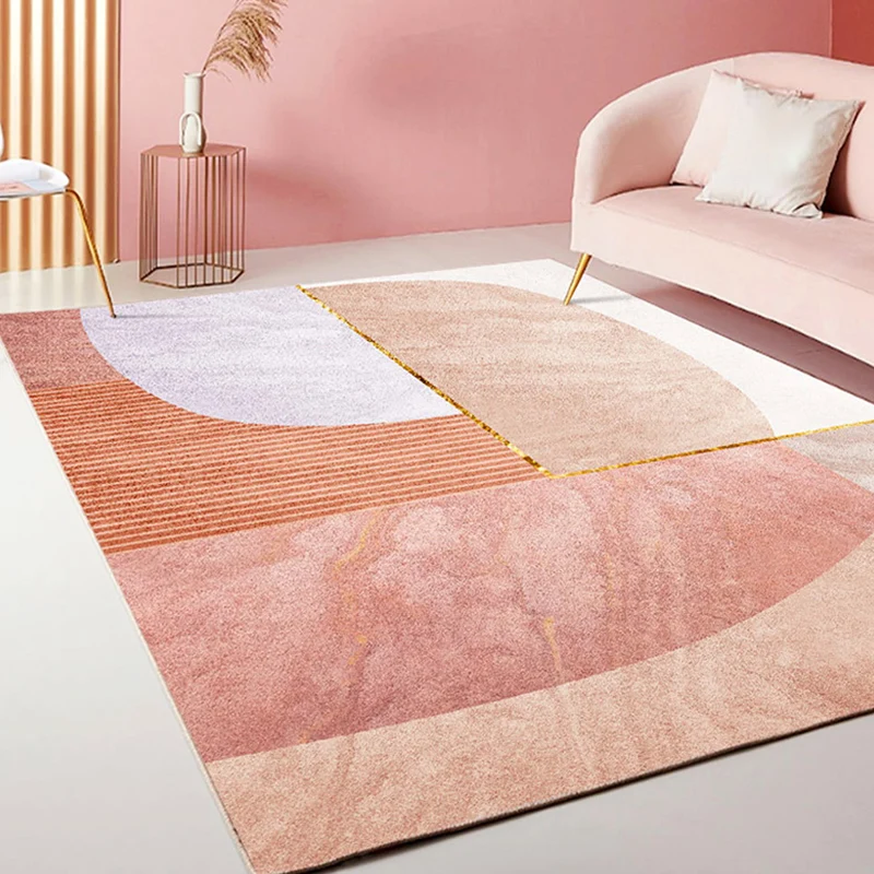 Tappeto modernista alla moda Tappeto colorblock multicolore Tappeto lavabile antiscivolo per animali domestici per la deco...