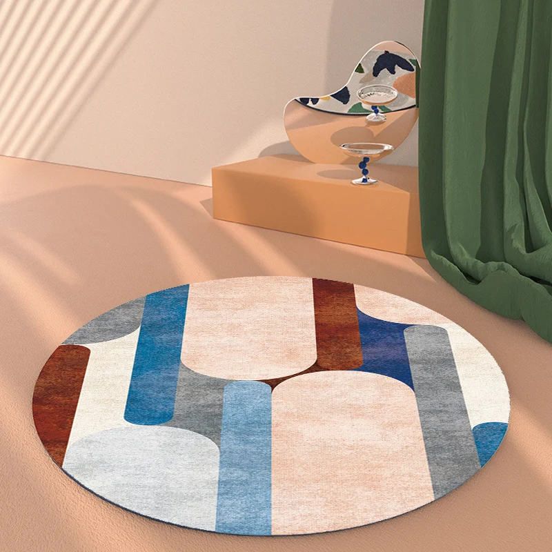 Tappeto modernista multicolore creativo Tappeto colorblock poliestere Lavabile per animali domestici Tappeto antiscivolo p...