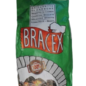 BRICCHETTE DI CARBONE BRACEX - 100% NATURALE - 3KG