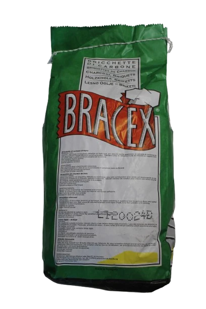 BRICCHETTE DI CARBONE BRACEX - 100% NATURALE - 3KG