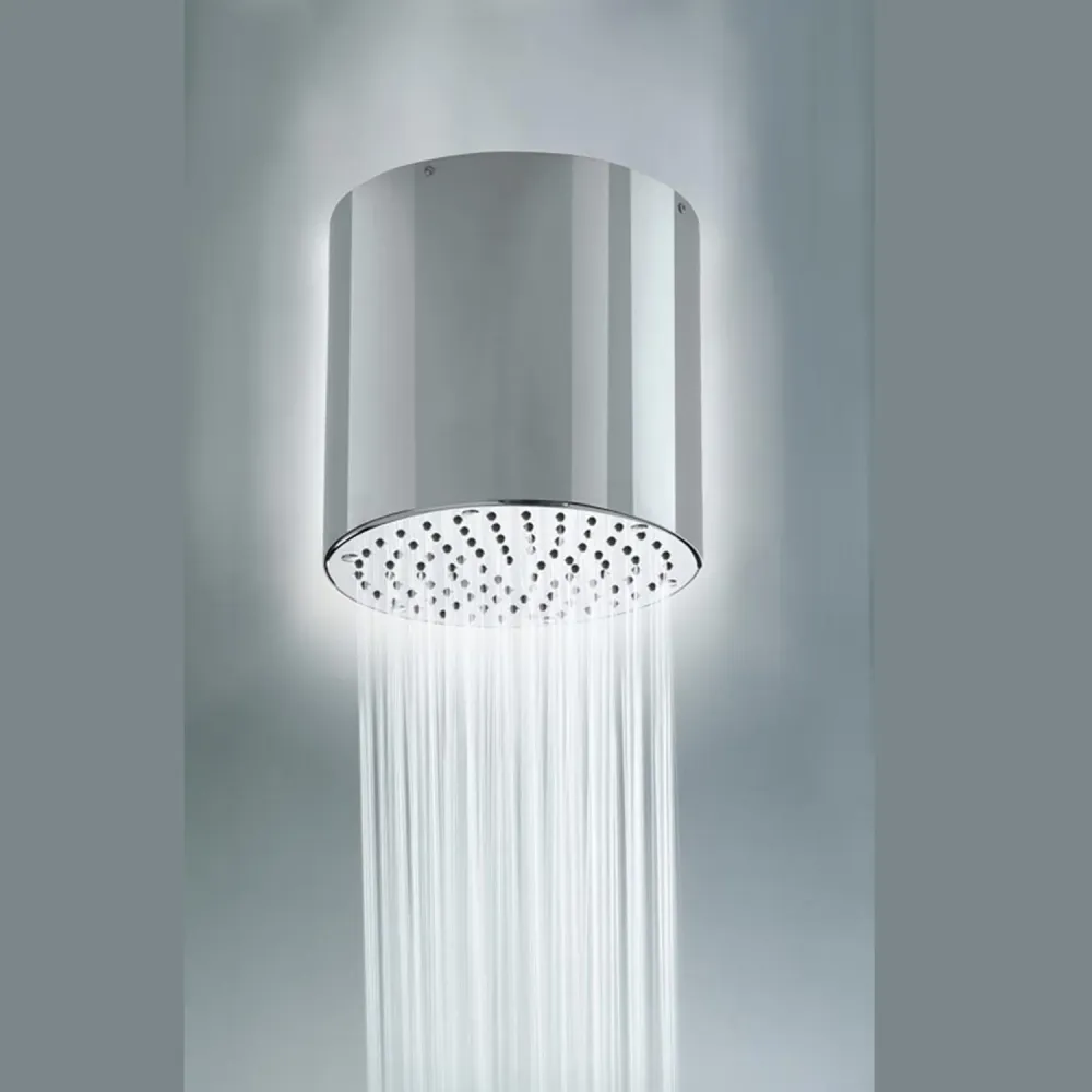 Soffione doccia soffitto acciaio inox Bossini Oki diametro 200 mm