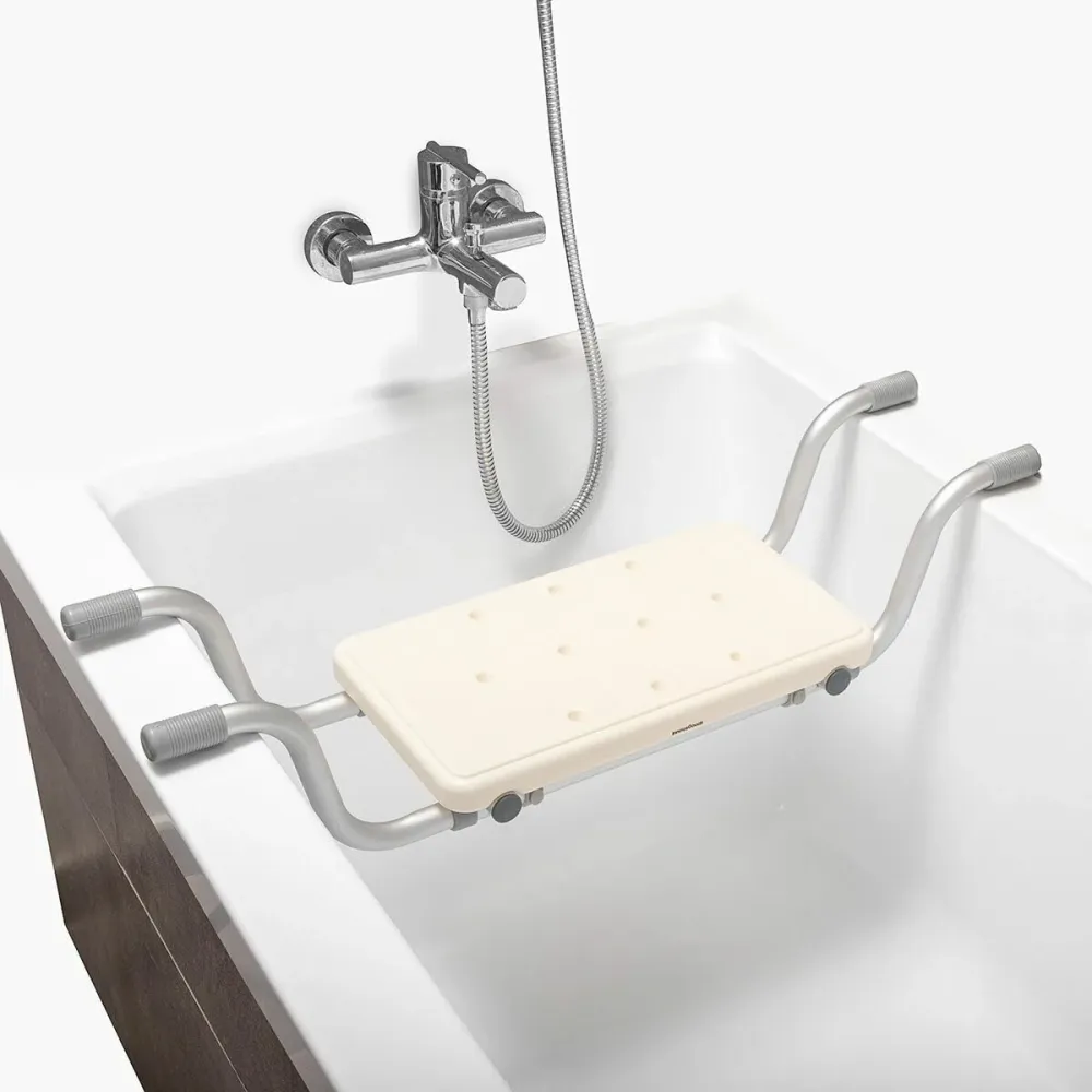 Sgabello Doccia Antiscivolo 2in1 Regolabile Anziani 150kg InnovaGoods