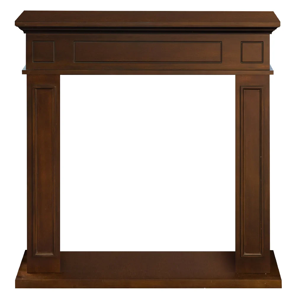 Cornice per camino rivestimento legno L89,5xH90,5xP28 Jefferson Noce