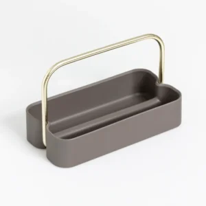 Geelli - Ply Tray contenitore portaposate o portapenne Tortora