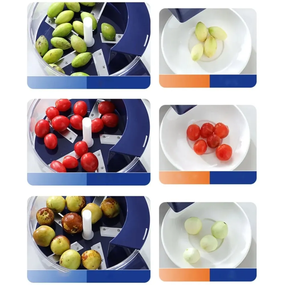 FRUITSTRIP – Macchina elettrica per sbucciare l'uva con funzione un pulsante per cucine domestiche Cozey Maison