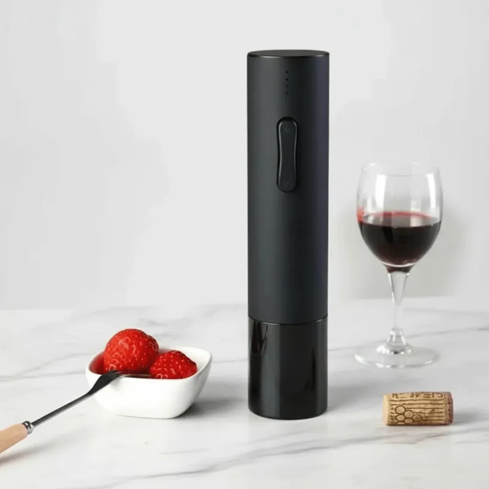 SOMMEX – Apribottiglie Elettrico Veloce & Tagliacapsule – Semplice Utilizzo con Pulsanti Cozey Maison