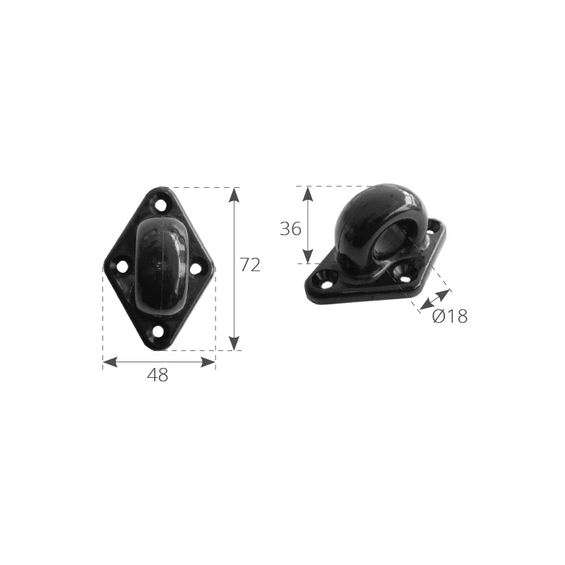 PIASTRA ANELLO PLASTICA