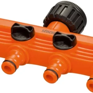 Raccordo rubinetto 4 uscite - 1-2`` 3-4`` - Stocker