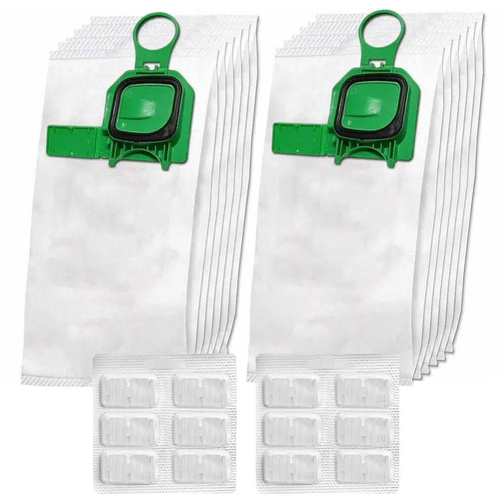Kit Folletto VK140 VK150 12 Sacchetti + 12 Profumini Ricambi Compatibili