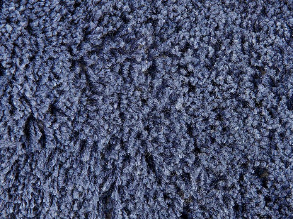 Cuscino cotone beige palese e blu 35 x 55 cm LUPINUS