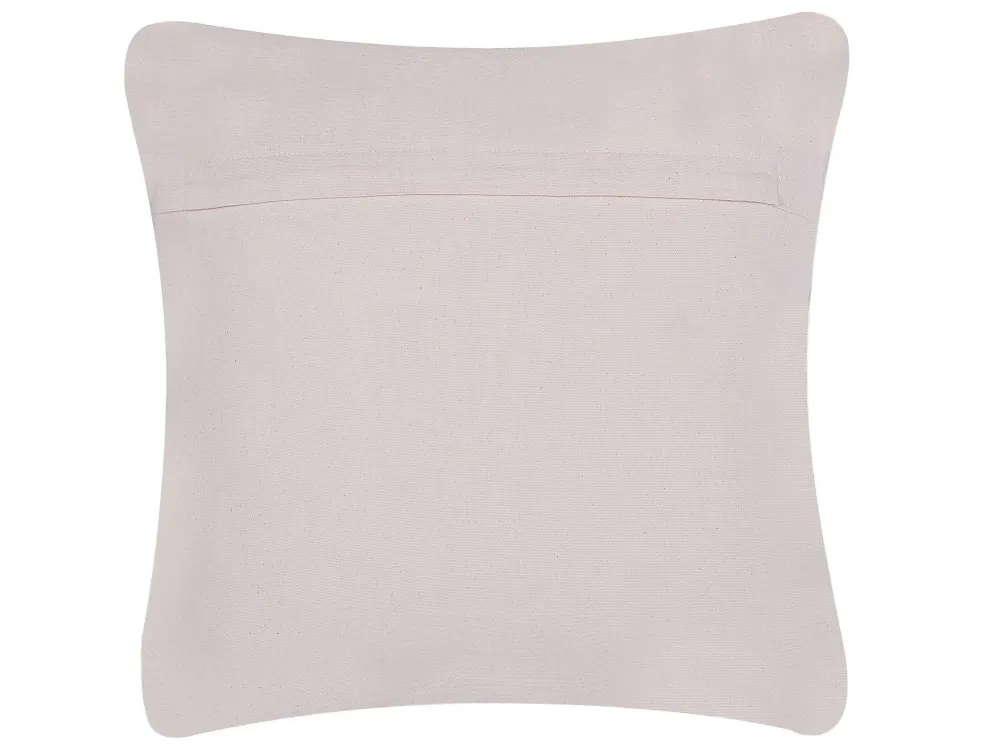 Cuscino decorativo pelle bovina 45 x 45 cm grigio NELLAD