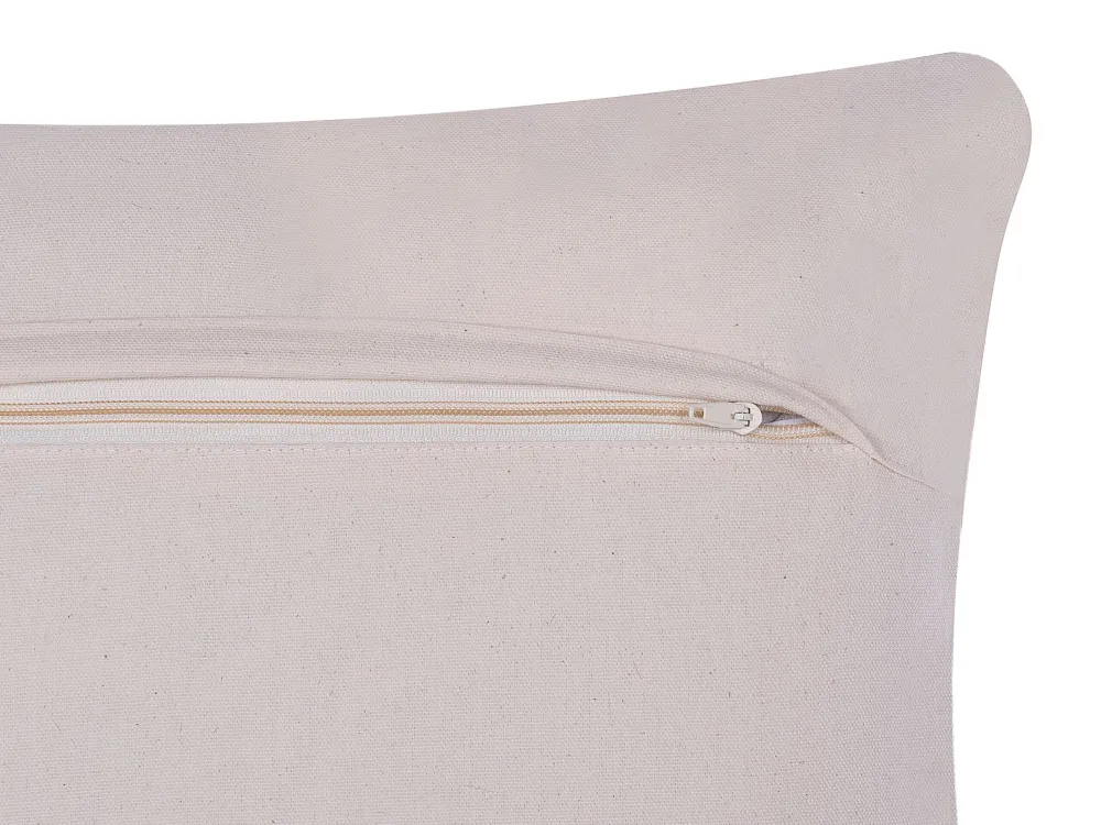Cuscino decorativo pelle bovina 45 x 45 cm grigio NELLAD