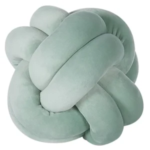 Cuscino nodo velluto 20 x 20 cm menta MALNI