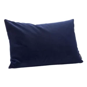 Cuscino tessuto blu fosco Willow Hübsch - 60cm