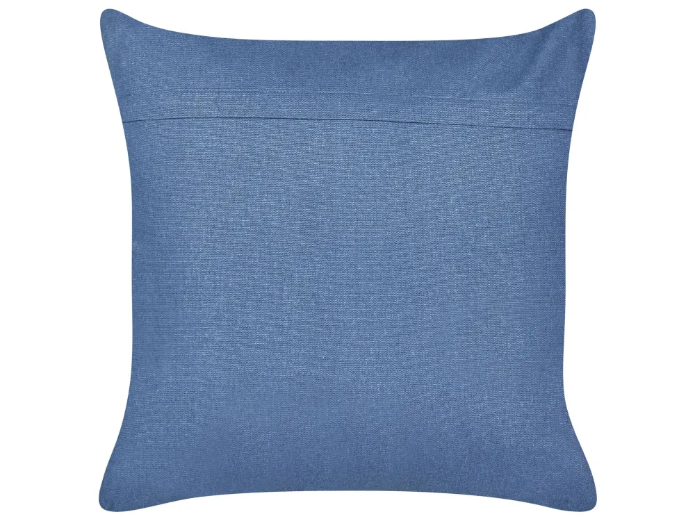 Cuscino velluto blu navy 45 x 45 cm PENTAS