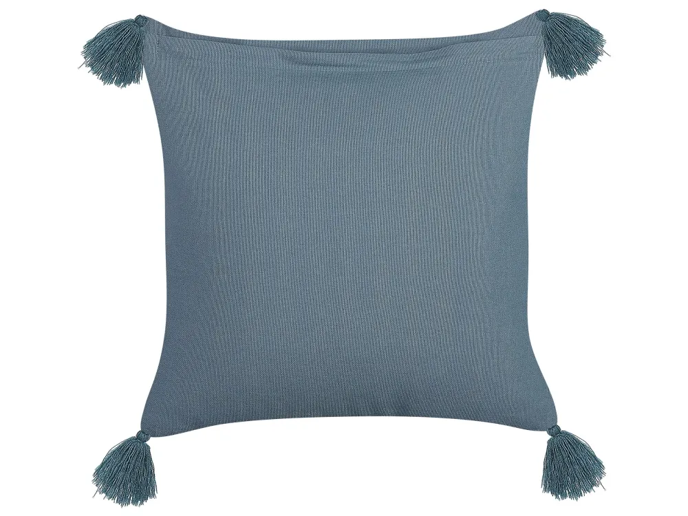 Cuscino velluto blu tenebroso 45 x 45 cm RIBES