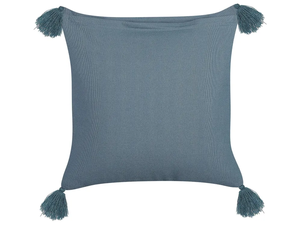 Cuscino velluto blu tenebroso 45 x 45 cm SETARIA