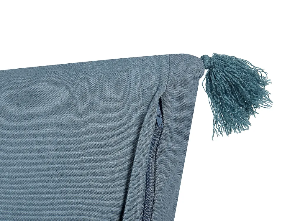 Cuscino velluto blu tenebroso 45 x 45 cm SETARIA