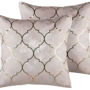 Set di 2 cuscini decorativi orientali 45x45cm rosa ALYSSUM