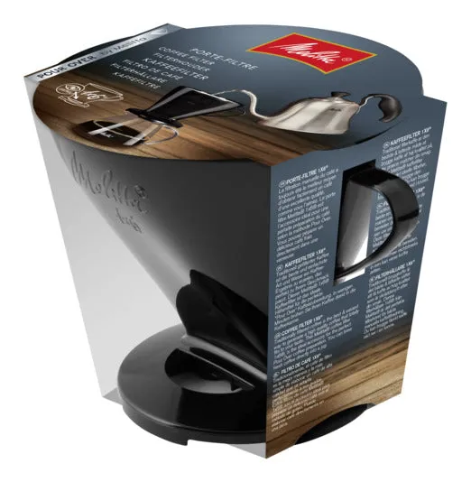 MELITTA filtro caffè plastica 1x6 nero
