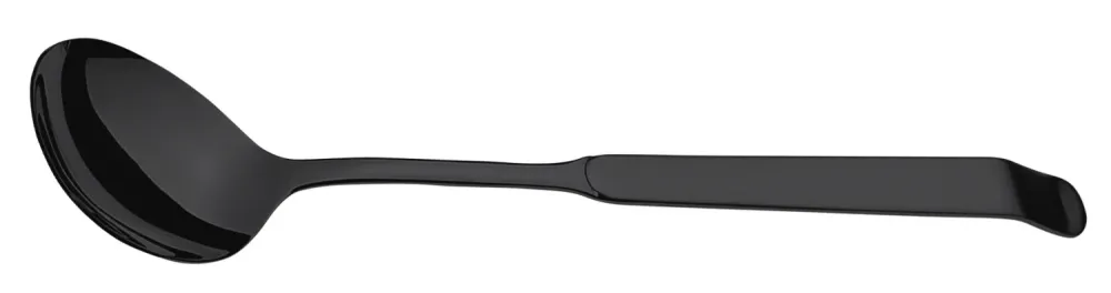 Cucchiaio da insalata Buffet PVD nero grande 29 cm