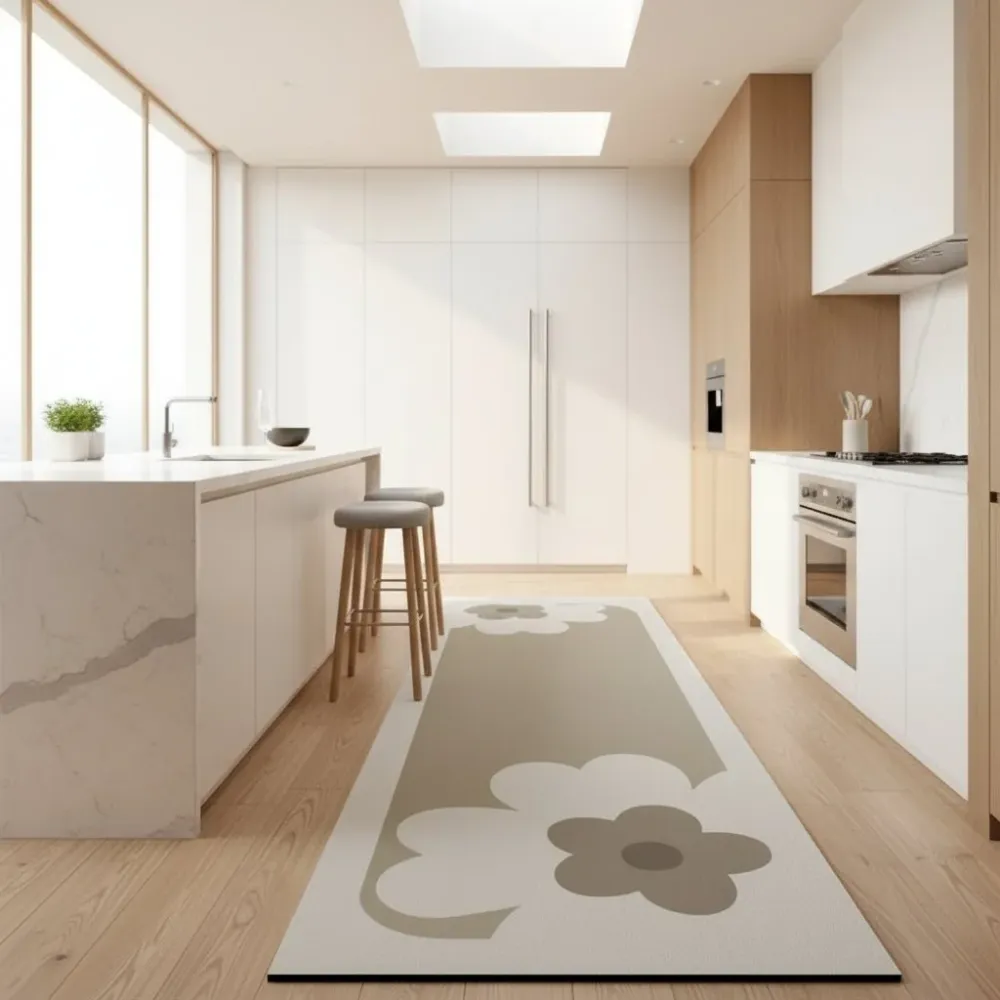 KITCHENEASE – Tappeto da cucina anti-affaticamento con superficie assorbente e antiscivolo Cozey Maison