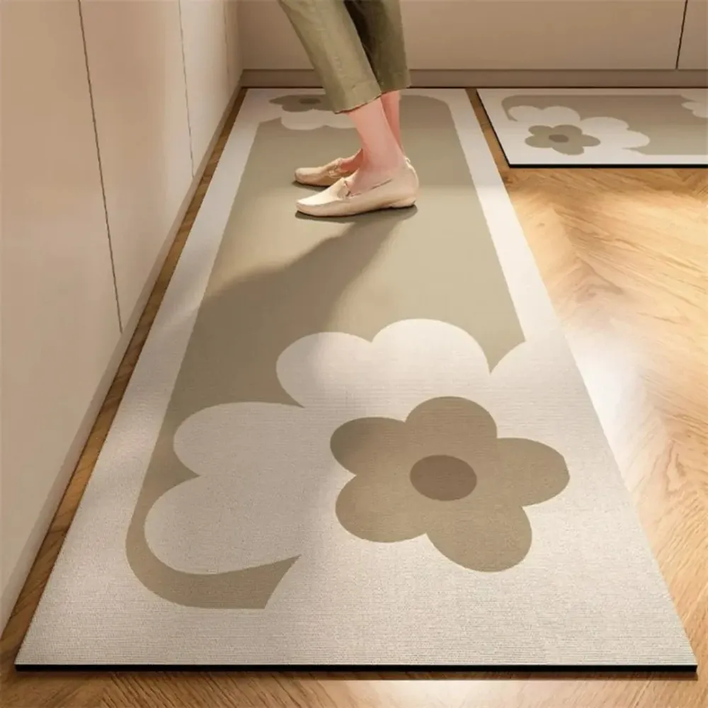 KITCHENEASE – Tappeto da cucina anti-affaticamento con superficie assorbente e antiscivolo Cozey Maison