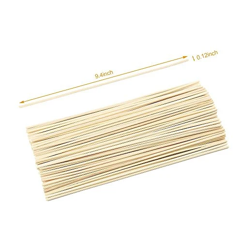 Esnow 120 pezzi bastoncini di diffusore olio legno Reed...