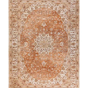 Kit Completo Tappeto cotone arancione 200 x 300 cm HAYAT