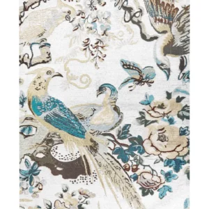 Kit Completo Tappeto cotone motivo uccello 200 x 300 cm Multicolore ARIHA