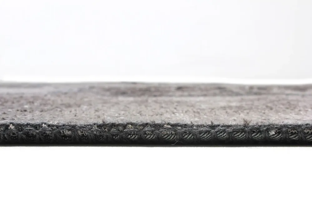 Tappeto MORETTİ PATCHWORK Antracite Loominology Acciaio Inox