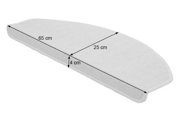 Mendler set di 15 tappetini per scale HWC-G49 tappeto per scale protezione per scale set di tappetini per scale 65x25 cm s...