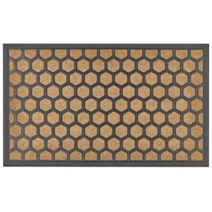 Doormat Geometric Pattern Natural and Nero notte TANDYKUL