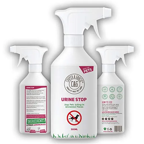 C&G Urina Stop Spray per Repellente Gatti e Cani | e Gatti...