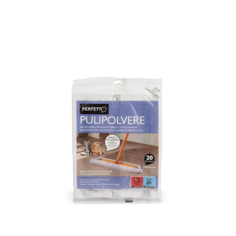 Perfetto Pulipolvere - Ricambi 20 Retine 45x22cm Profumate Lavanda
