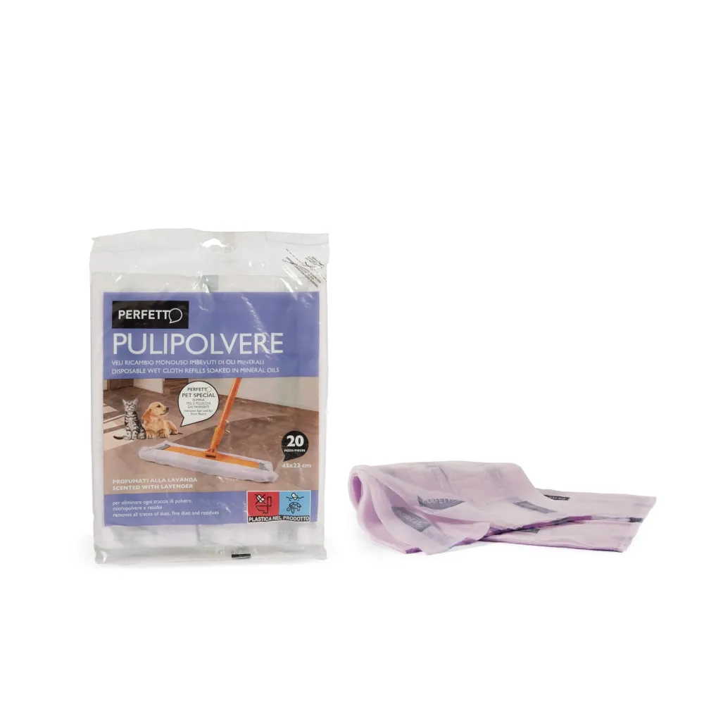 Perfetto Pulipolvere - Ricambi 20 Retine 45x22cm Profumate Lavanda