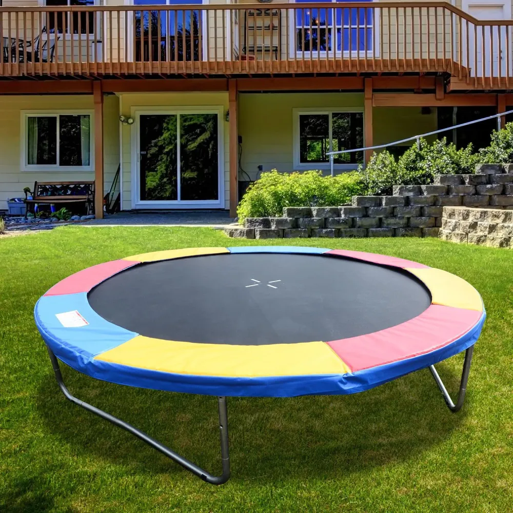 Easycomfort Copertura Imbottita Bordo Trampolino, Protezione per Tappeto Elastico Giaridno PVC ( Ø244cm )