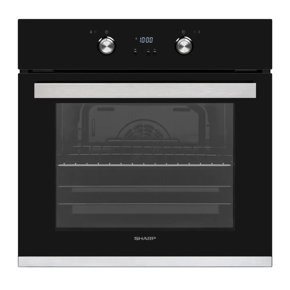 Forno da incasso Sharp K-61D27BM1-EU 69lt. pirolitico con ventilazione assistita, nero