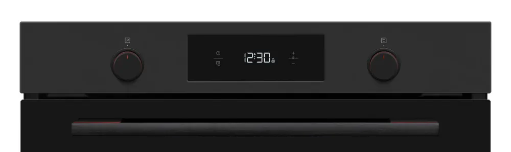 Forno multifunzione pirolitico Sharp K-71P28BNH-EU da incasso 78lt, nero opaco