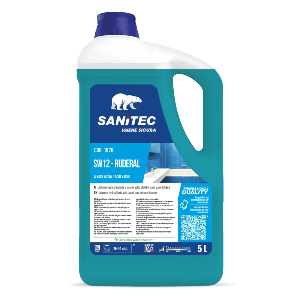 Disincrostante universale Sanitec SW12 – RUDERAL 5 lt
