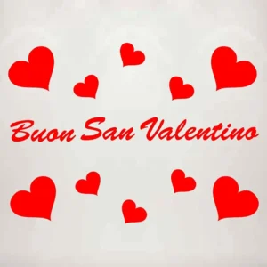 Vetrofania San Valentino - 11 Adesivi - - Cuori Adesivi - Rosso - Vetrine per Negozi - - Love, San Valentino, Stickers, Ad...