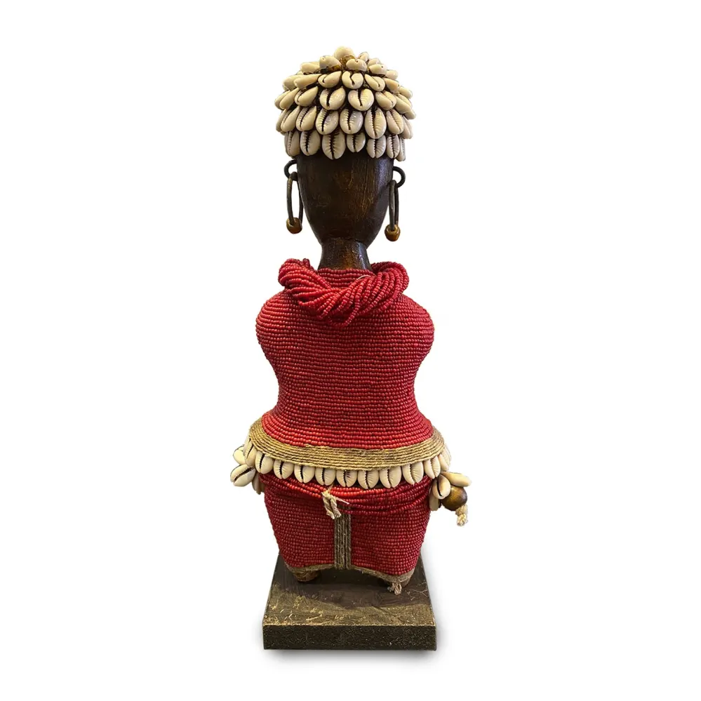 Namji Doll Rossa | Bambola Decorativa Perline