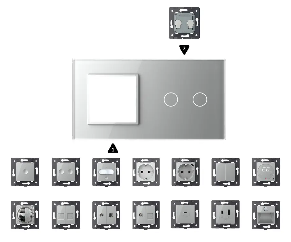 Metti insieme grigio | Più freddo sr+2