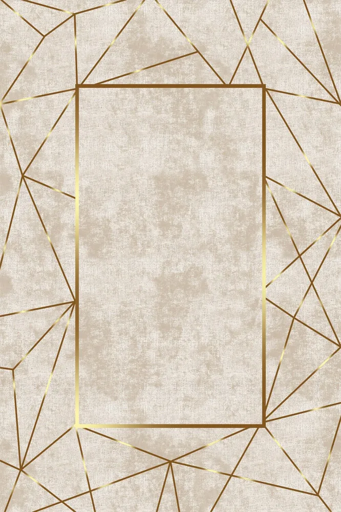 Tappeto Bayard 100x200cm Velluto panna e lino oro