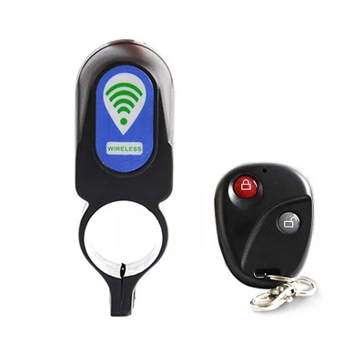 Antifurto con allarme telecomandato 110 db su telaio bici