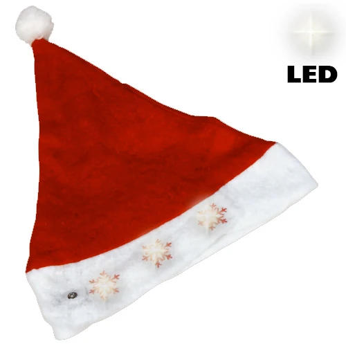 Cappello Di Babbo Natale Con Luci LED Diversi Modelli Natale Feste Travestimenti