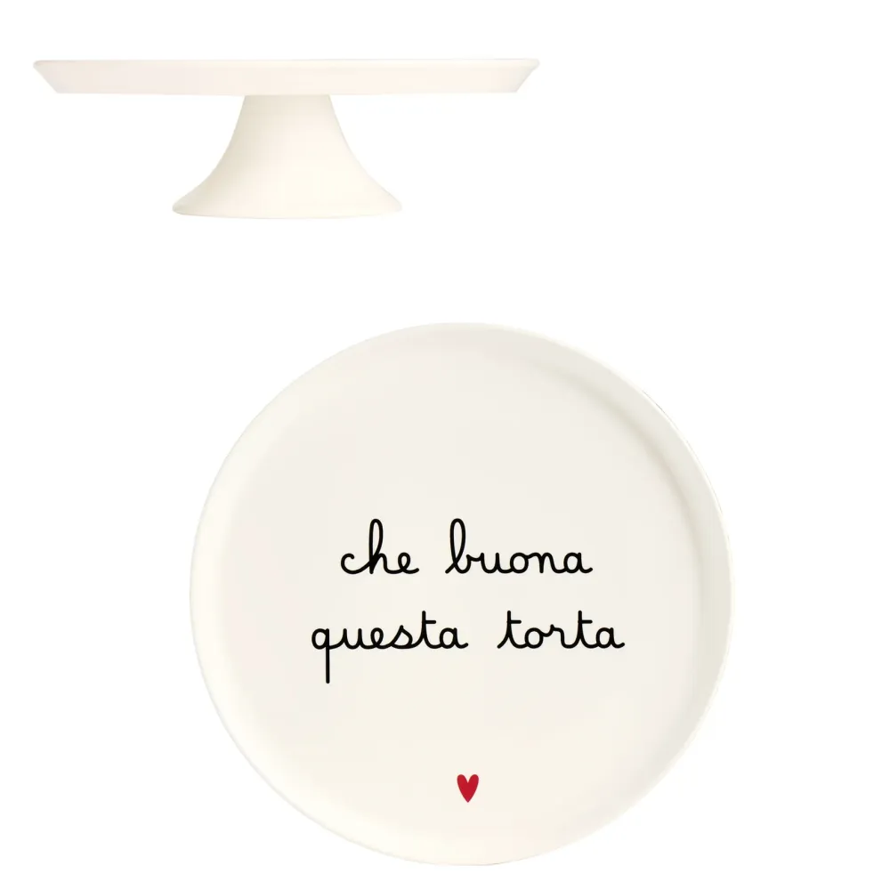 Alzata per dolci e torte gres - Che buona questa torta