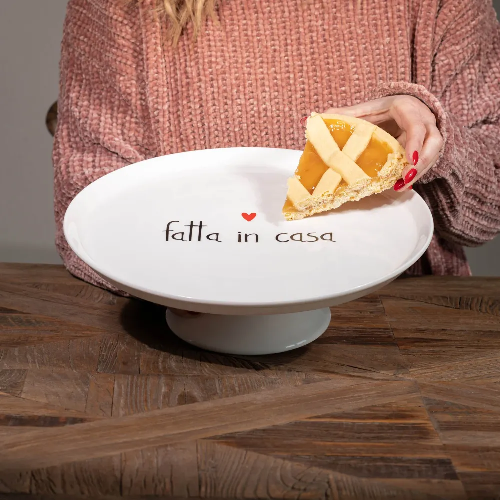 Alzata per dolci e torte gres - Fatta casa