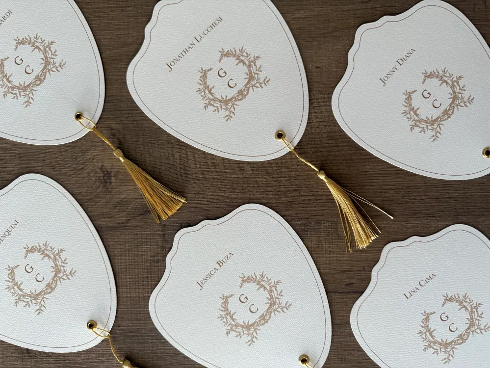 Menu Ventaglio “Soffio d’amore”