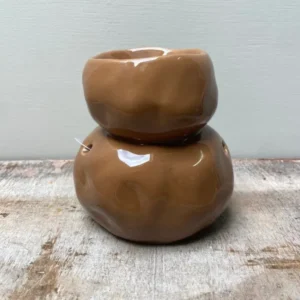 Bruciatore di profumo terracotta Noce di pietra